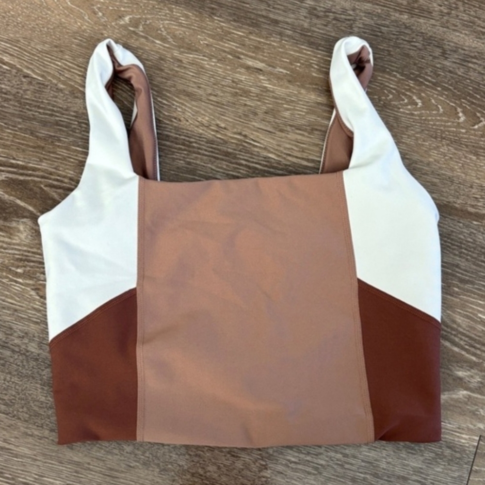 Colorblock Tank Top/Sports Bra